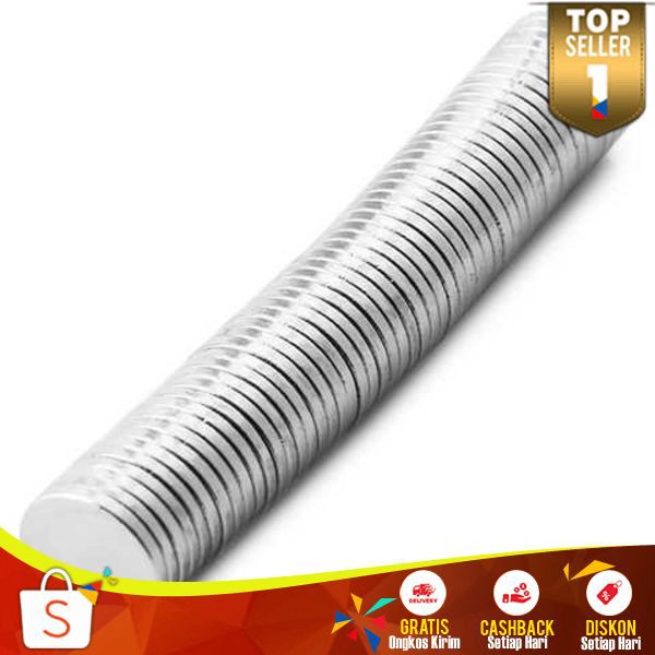 Magnet Neodymium Bulat Kuat 50PCS Murah Aman Digunakan Magnet n50 Multifungsi Mahnet Serbaguna