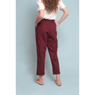  Celana  Wanita  Chino  Maroon Merche Shopee  Indonesia