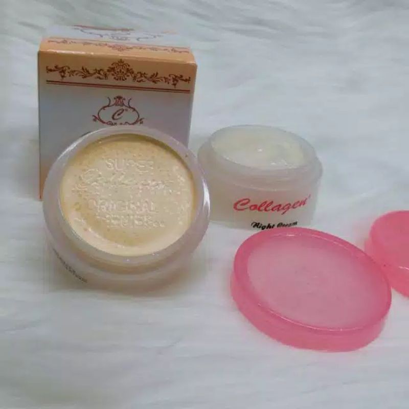 Collagen siang dan malam original malaysia hologram emas