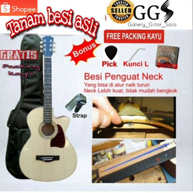 (TERMURAH) Gitar Akustik Pemula
