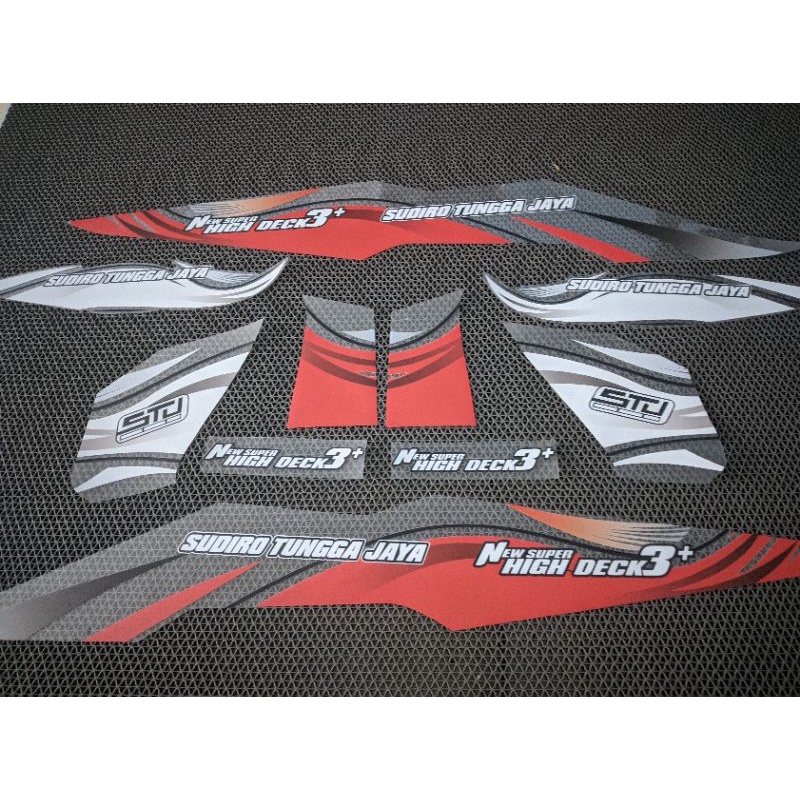 STRIPING TRANSPARAN HONDA BEAT NEW CUSTOM LIVERY BUS