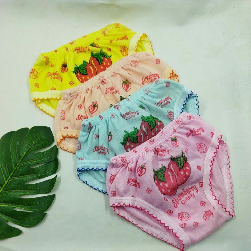 Celana Dalam Anak Murah Motif Strawberry -ALEXA