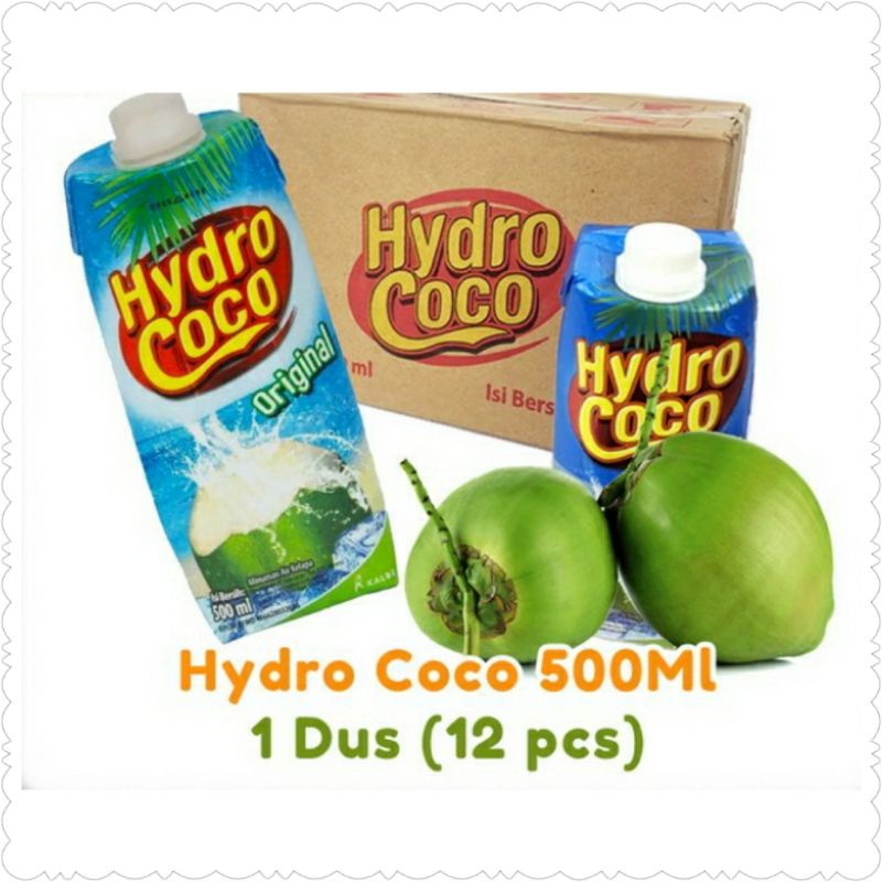 

Hydro Coco Original Air Kelapa Asli 500ml 1 dus