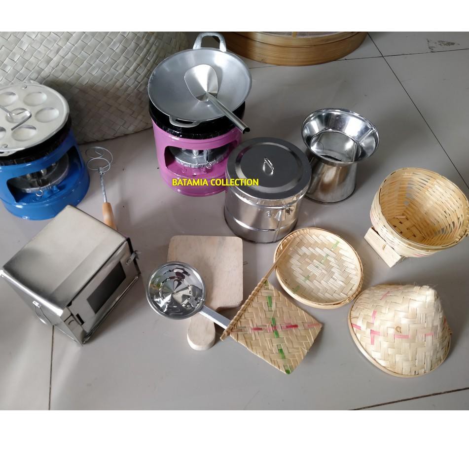 6.6 BRANDS FESTIVAL Kompor Mini Anak Bisa Nyala Miniatur Oven Dandang Talenan Mainan Masak Masakan M