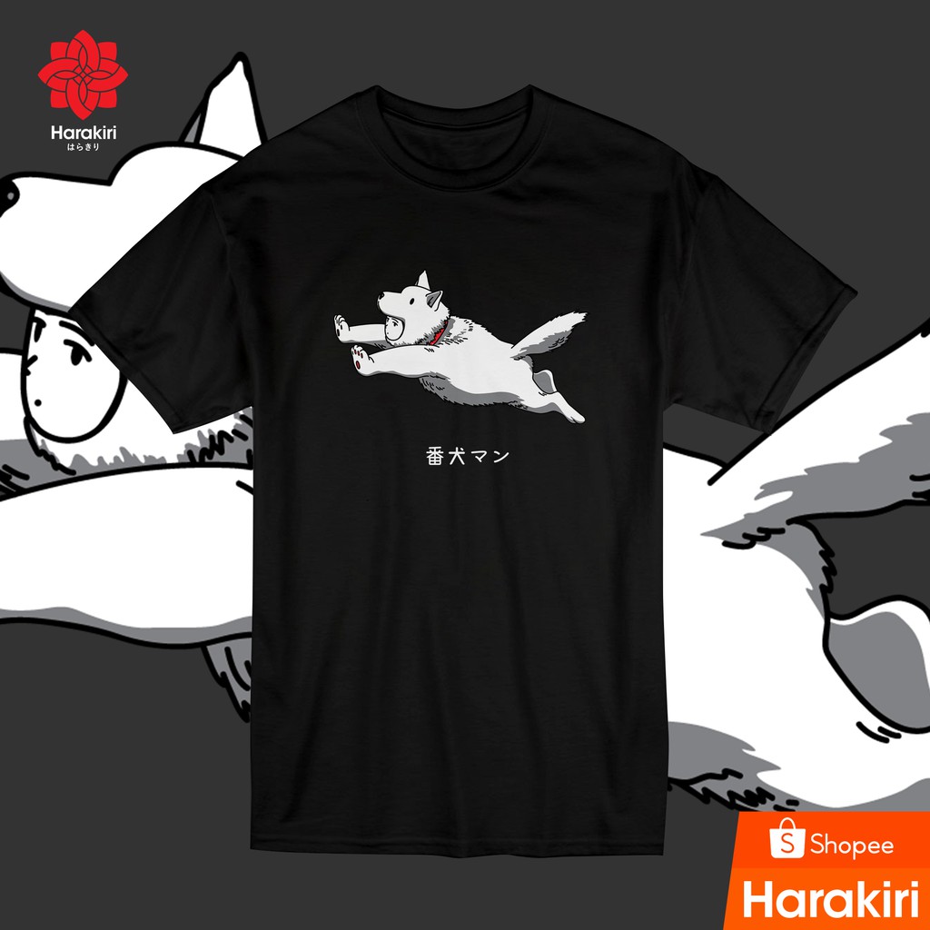 KAOS ANIME JEPANG PREMIUM HARAKIRI CLOTHING WATCHDOG MAN KAOS ANIME JEPANG PREMIUM HARAKIRI CLOTHING WATCHDOG MAN