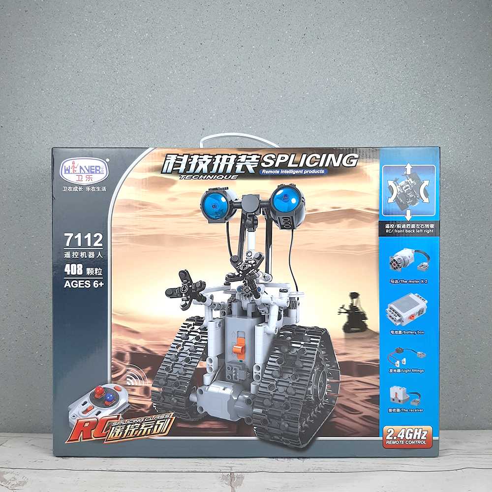 GIJ - ZKZC Building Blocks Mainan Remote Control Robot 408PCS