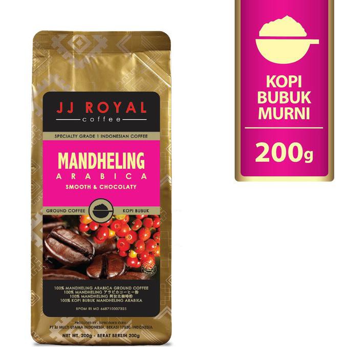 

Coffee/Kopi JJ Royal Mandheling Arabica Ground Bag 200g