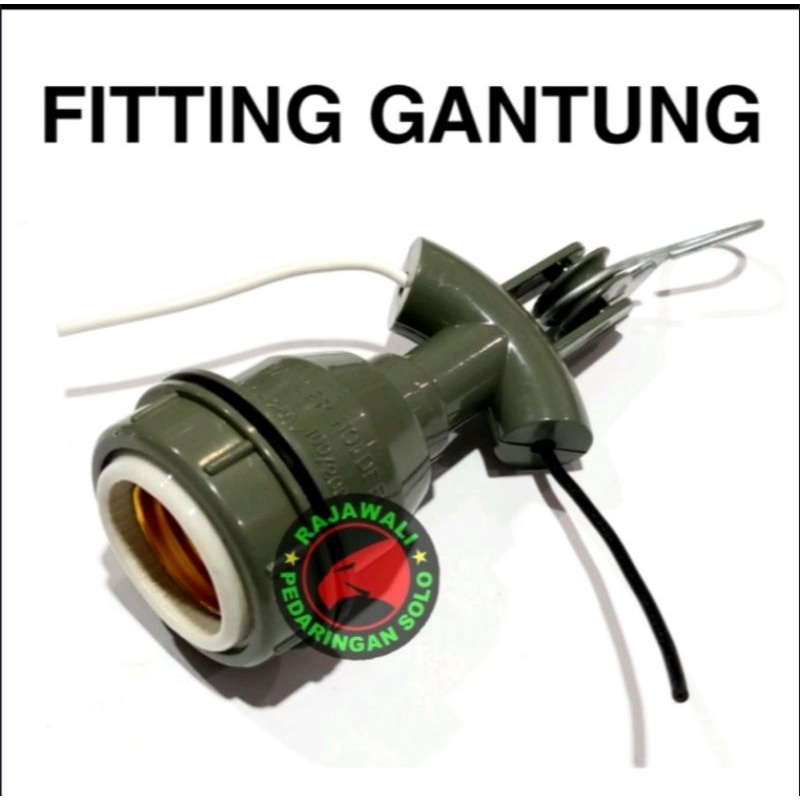 FITTING GANTUNG LAMPU JALAN E27 FITTING GANTUNG LAMPU MERKURI E27