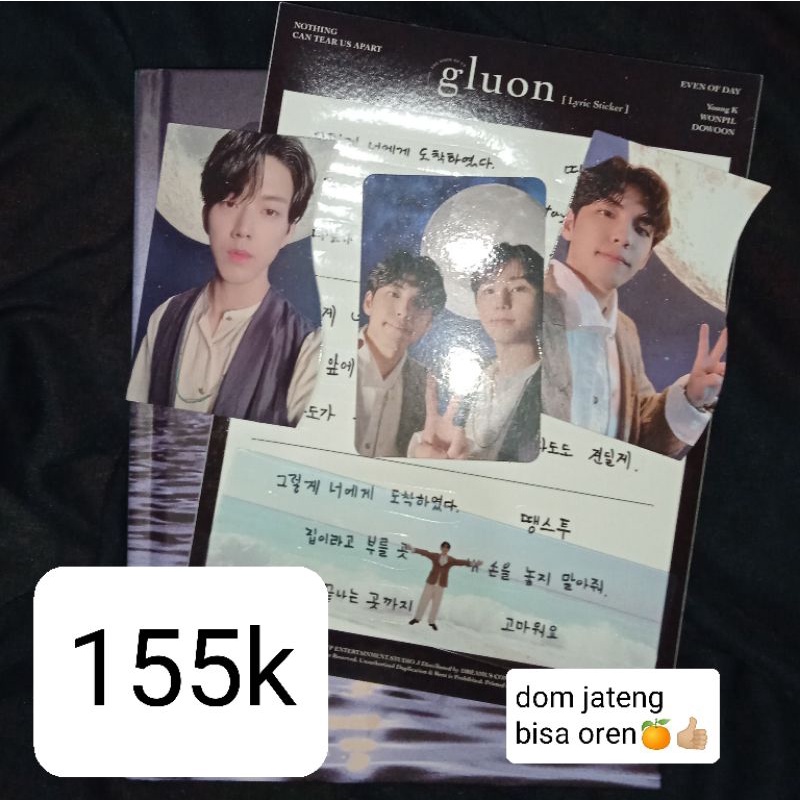 album day6 gluon unsealed album murah