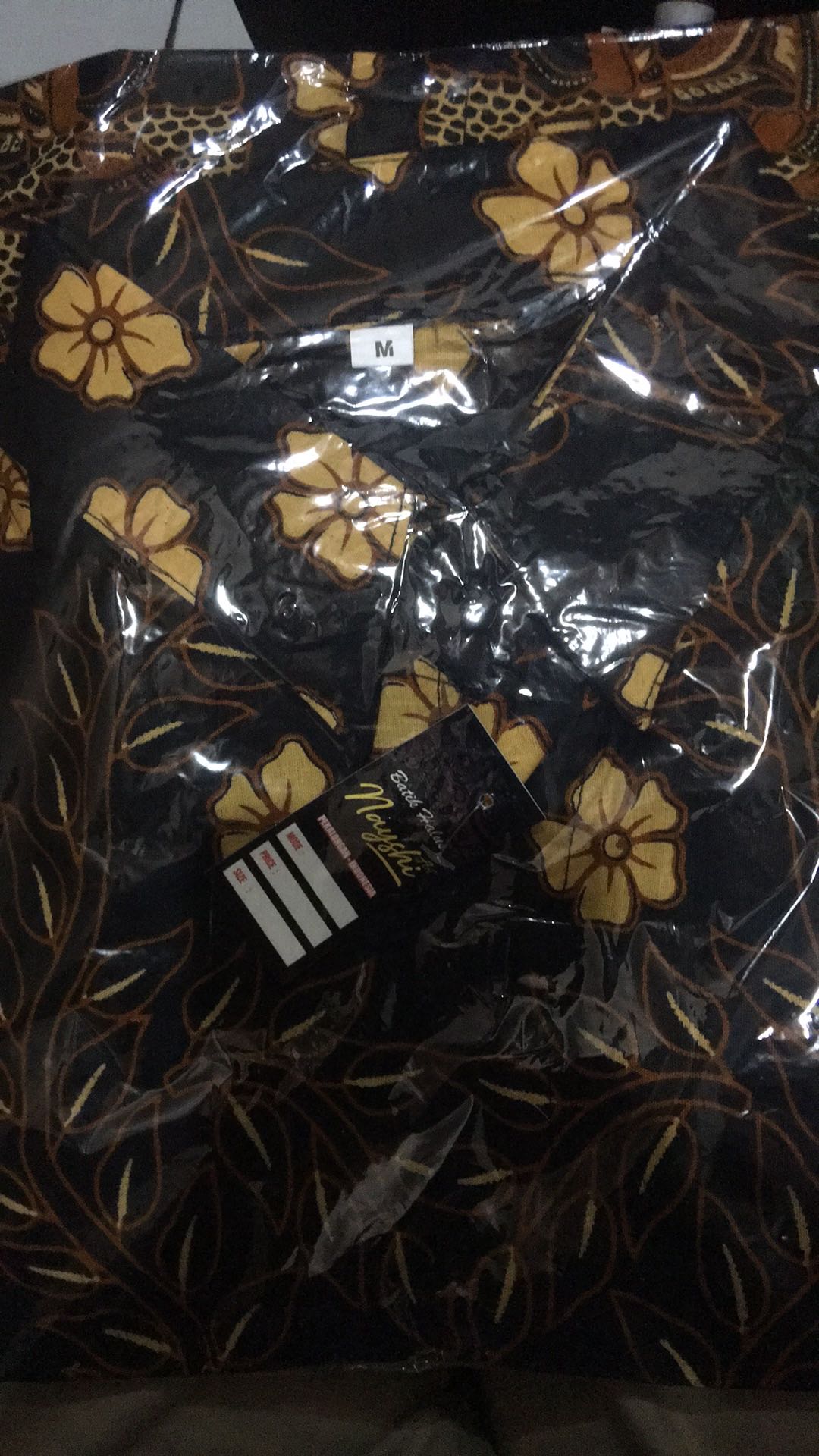 M L Xl Xxl Xxxl Cod Bayar Ditempat Kemeja Batik Hem Sogan Cendrawasih Kenongo Sekar Seno Blarak Mega