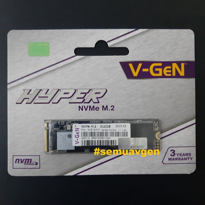 SSD V-GEN M.2 NVMe 512GB HYPER