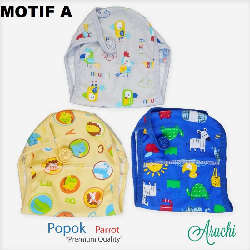 ARUCHI Popok Bayi 3 Pcs / Popok Kain Newborn SNI