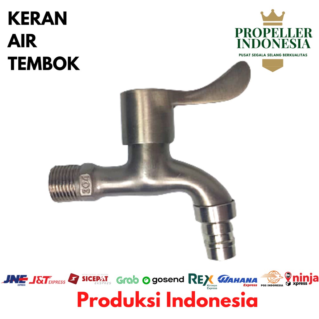 Keran Air Taman Kran Tembok Kran Mesin Cuci Kamar Mandi 1/2Inch