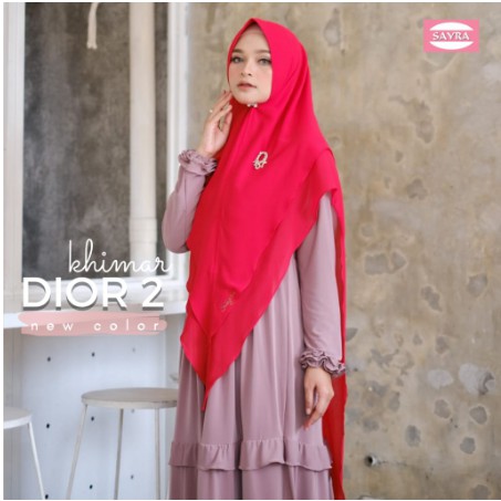 KHIMAR DIOR ORI SAYRA-RED