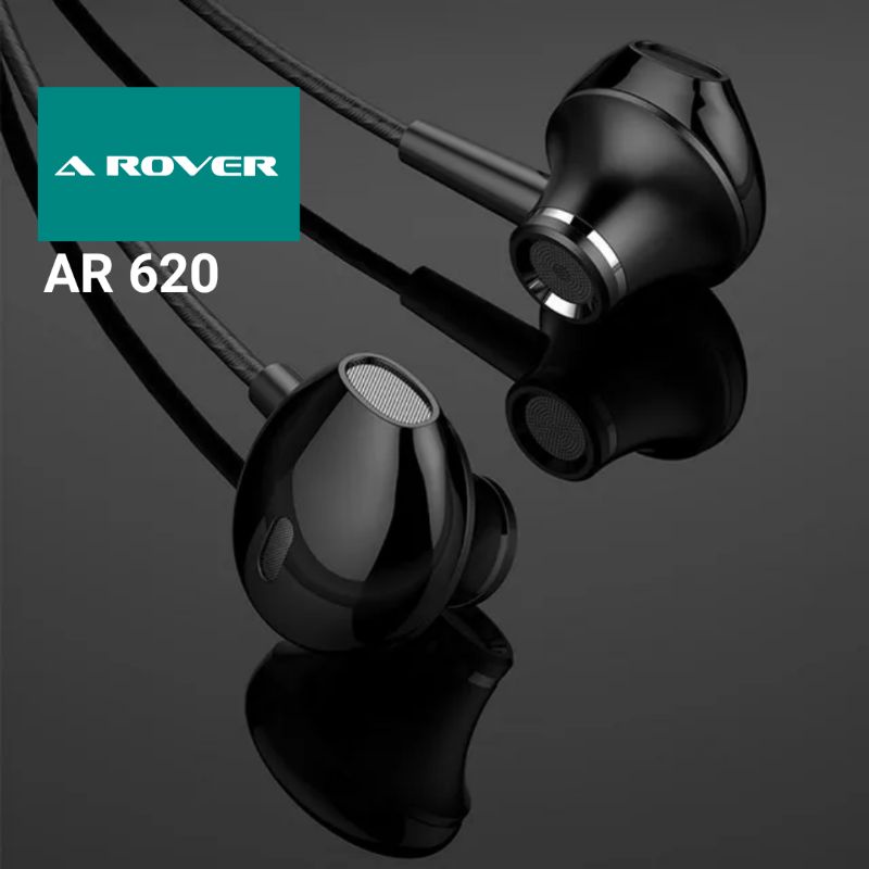 Headset Original【AROVER】METAL Grade AA Full HD Music + Microfone / Handsfree - AR 620