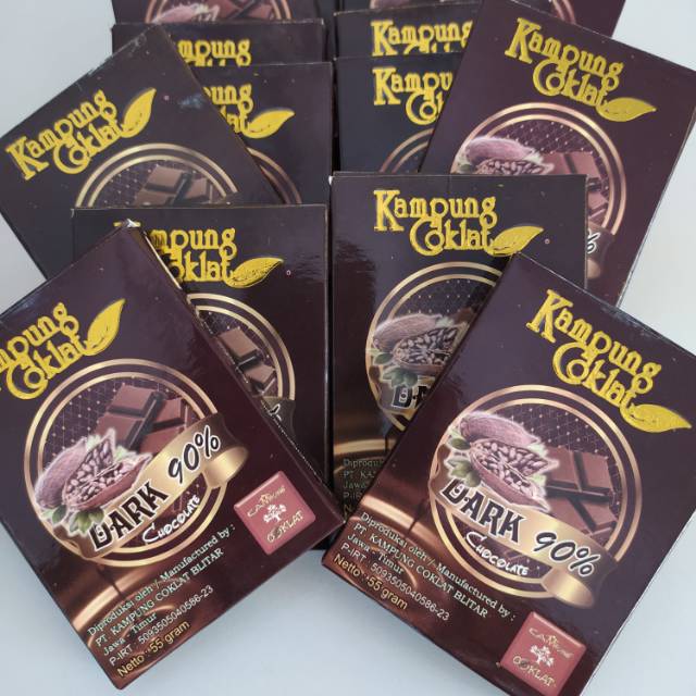 

DARK CHOCOLATE 90% kemasan 55 Gram KHAS Kampung Coklat Blitar