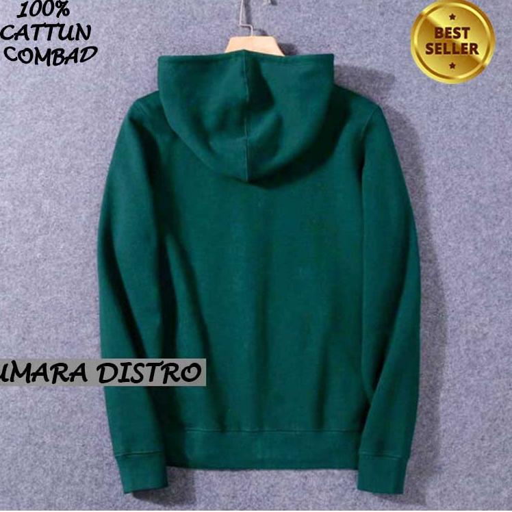 D67Z Umara Dio... Jaket Dio Resleting Kupluk Dio 1205 Long Kiri Kanan Text Hitam Pum (Jaket Musim Di