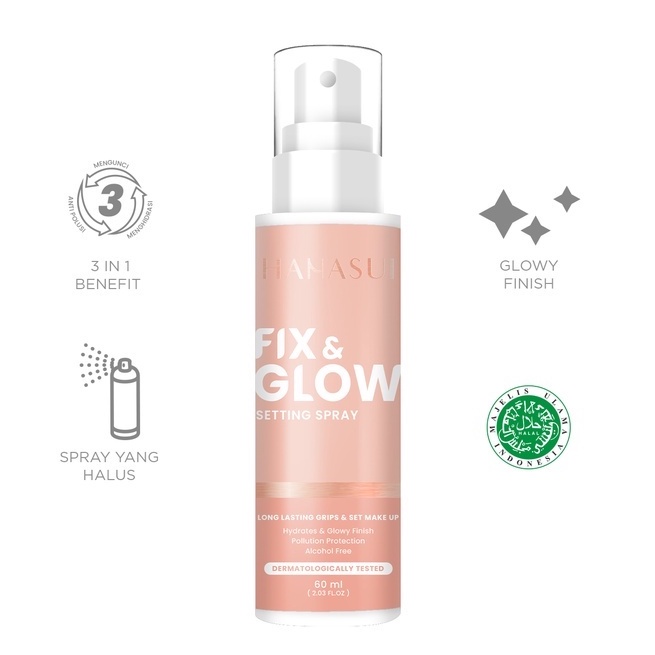 HANASUI FIX &amp; GLOW SETTING SPRAY