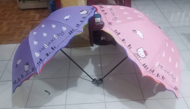 Payung Lipat NAGOYA Fashion Motif HELLOKITTY NF-417
