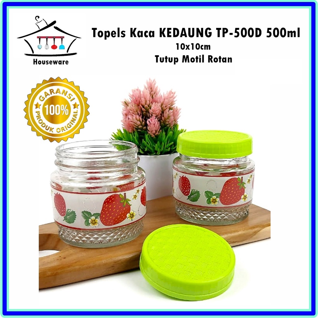 Toples Kaca TP-500/D Kedaung 500ml