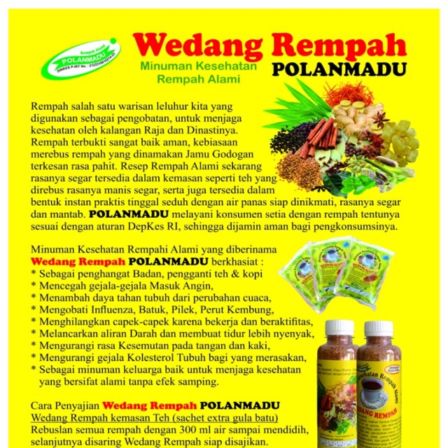 

Wedang Rempah Polanmadu