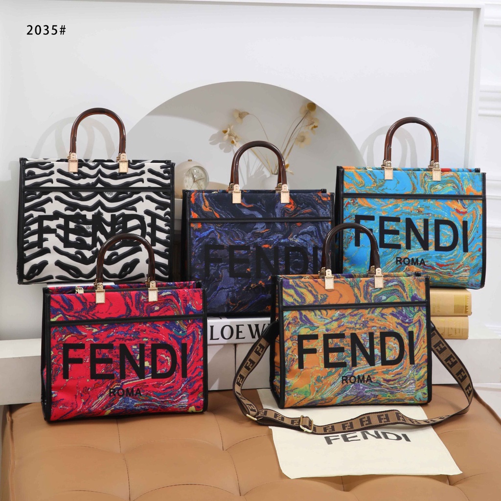 Medium Colourful Shopper Bag 2035