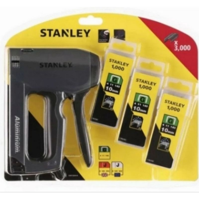 

Stanley Stapler Gun Pack TR250 + 3000 Refill Staples STHT72674-9