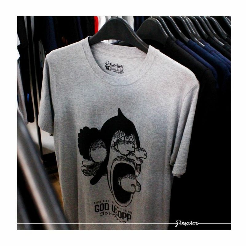 Kaos Baju Distro Lord Usopp Abu Misty Lengan Pendek Rb