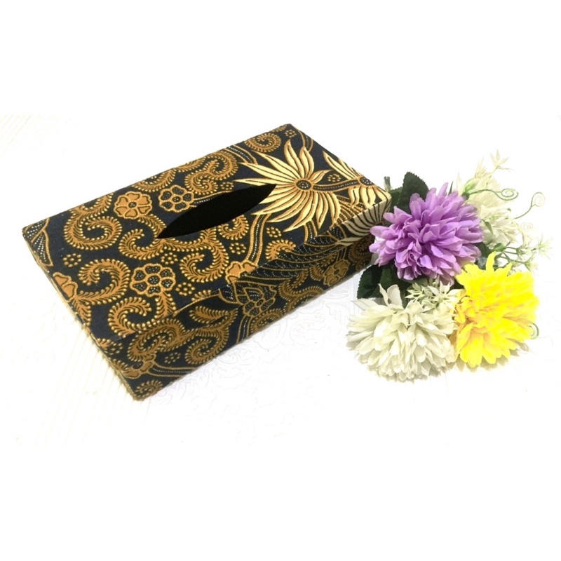 Box tissue/tempat tissue batik (motif batik di kirim random)