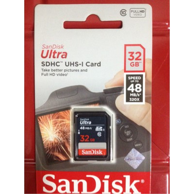 Sandisk SDHC Ultra 32GB 48MB/s