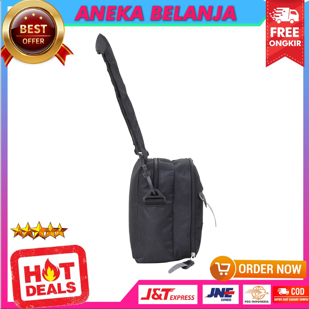 Tas Selempang Archie Kecil Warna Hitam Tas Selempang Pria Murah Berkualitas Cocok Untuk Hangout