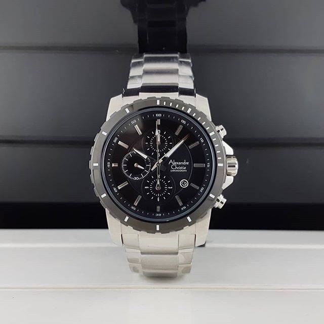 Alexandre Christie AC6141MC (Silver Black)