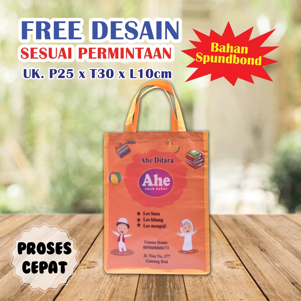 TAS PROMOSI AHE / TAS PROMOSI LES / TAS JINJING CUSTOM