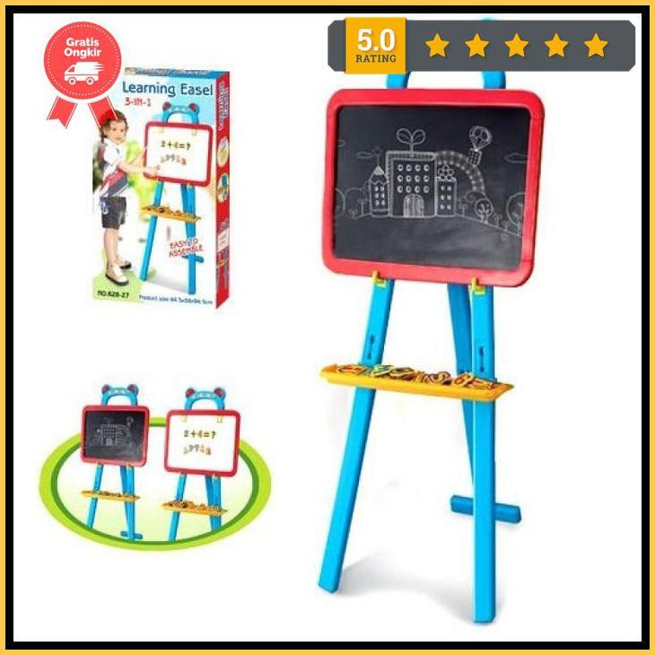 

Learning Easel Papan Tulis 3 In 1 - Mainan Edukasi Free898