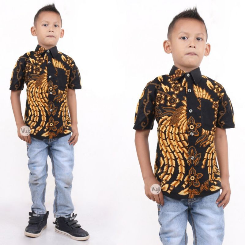 KEMEJA BATIK ANAK USIA 3 TAHUN -12TAHUN SIZE M L XL XXL