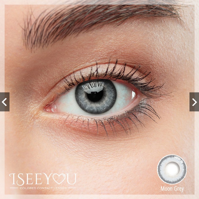 SOFTLENS MINUS DAN NORMAL OMEGA I SEE YOU MOON GREY 14.5mm (0.00 sd -6.00) GRATIS TEMPAT SOFLEN