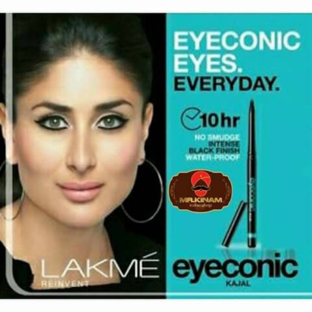 Lakme Eyeconic Kajal Eyeliner Import Kosmetik India Shopee Indonesia