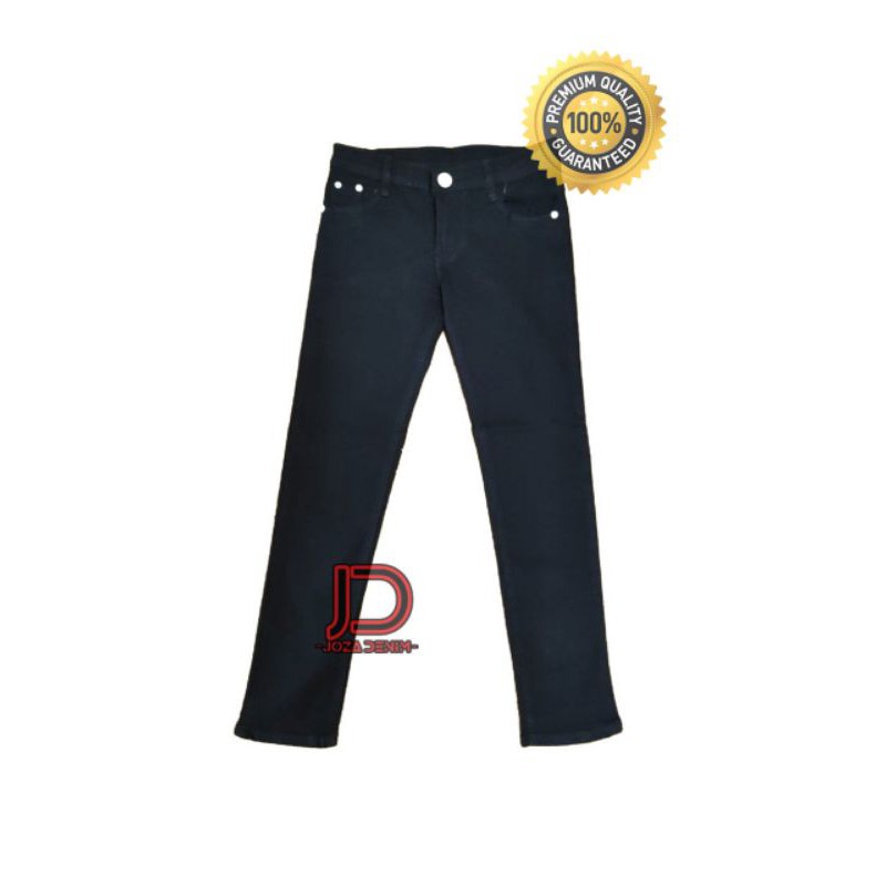 CELANA ANAK TANGGUNG JEANS POLOS SIZE 24-26 / SOFT JEANS