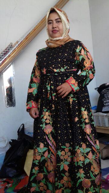 Zola Batik Couple Sarimbit Gamis Hanima Prada