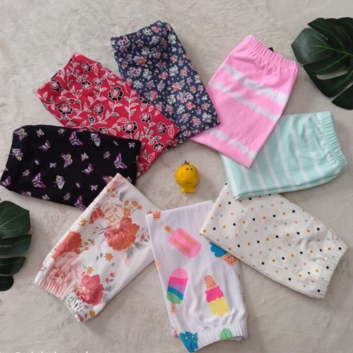 Pekat ISI 6 PICIS Legging Anak Perempuan 1th - 13th /Celana Lejing Anak Perempuan panjang 6Pcs