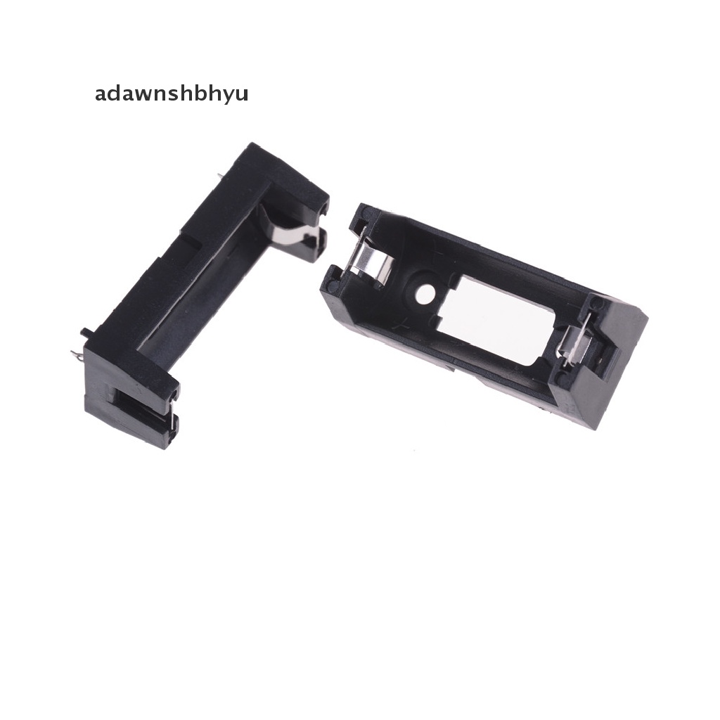 Adawnshbhyu 5Pcs PCB Plug-in Type CR123A Soket Holder Baterai Lithium Hitam