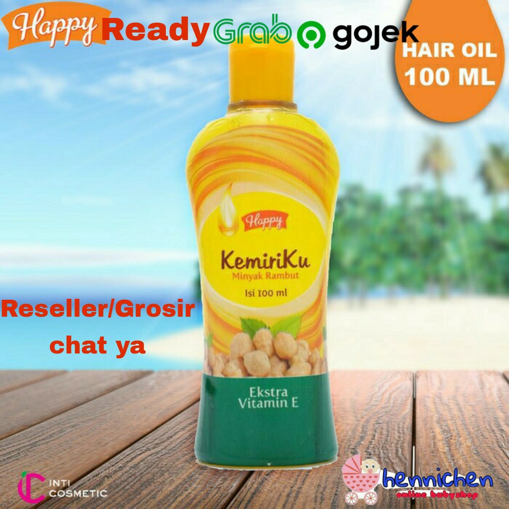 Happy Kemiriku Minyak Rambut 100ml / FORA Minyak Kemiri - Original BPOM