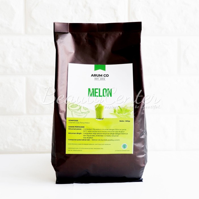 

ARUM CO MELON 500GR / INSTANT DRINK / BUBUK MINUMAN TERLARIS