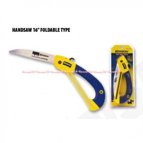 Krisbow Handsaw Foldable Type 16Inch Gergaji Tangan Bisa Dilipat 16 Inci