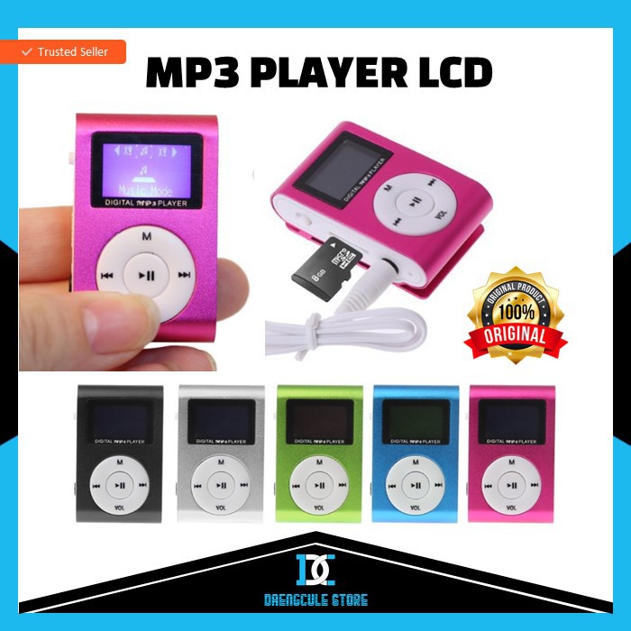 Mp3 Player Zc10 Alat Pemutar Musik Mini Lcd Screen Slot Micro Sd Shopee Indonesia