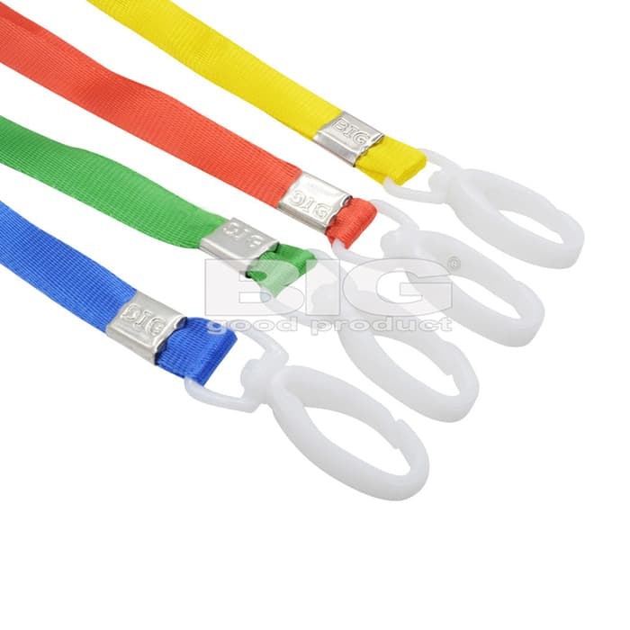Tali eblek Nylon 1cm / tali ID card eblek berbahan nylon lebar 1 cm