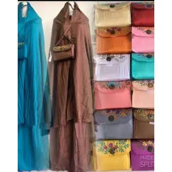 MUKENA PARASUT BORDIR JUMBO