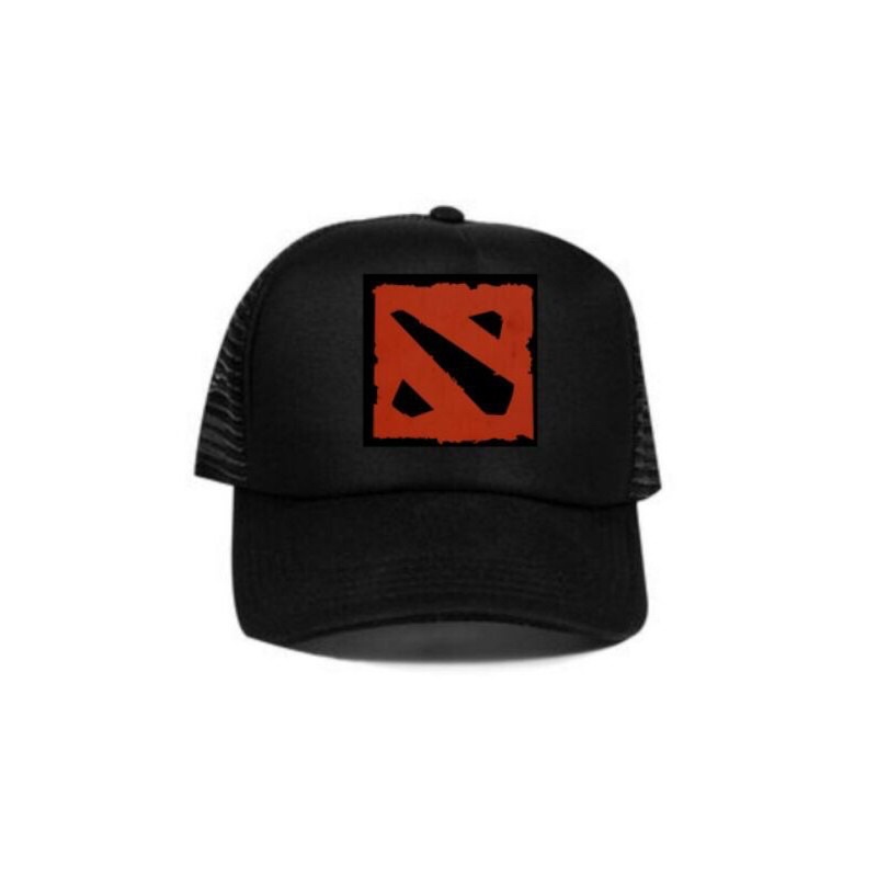 (COD) TERMURAH TERLARIS / Topi Trucker Custom LOGO DOTA