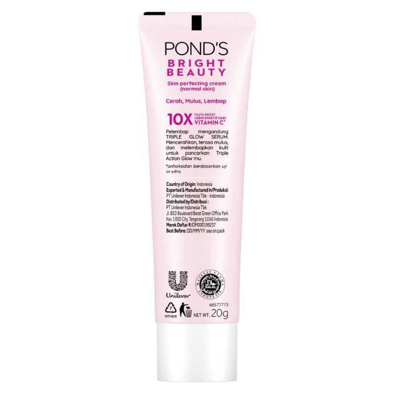 Ponds Bright Beauty Serum Skin Perfecthing Cream 20 gr