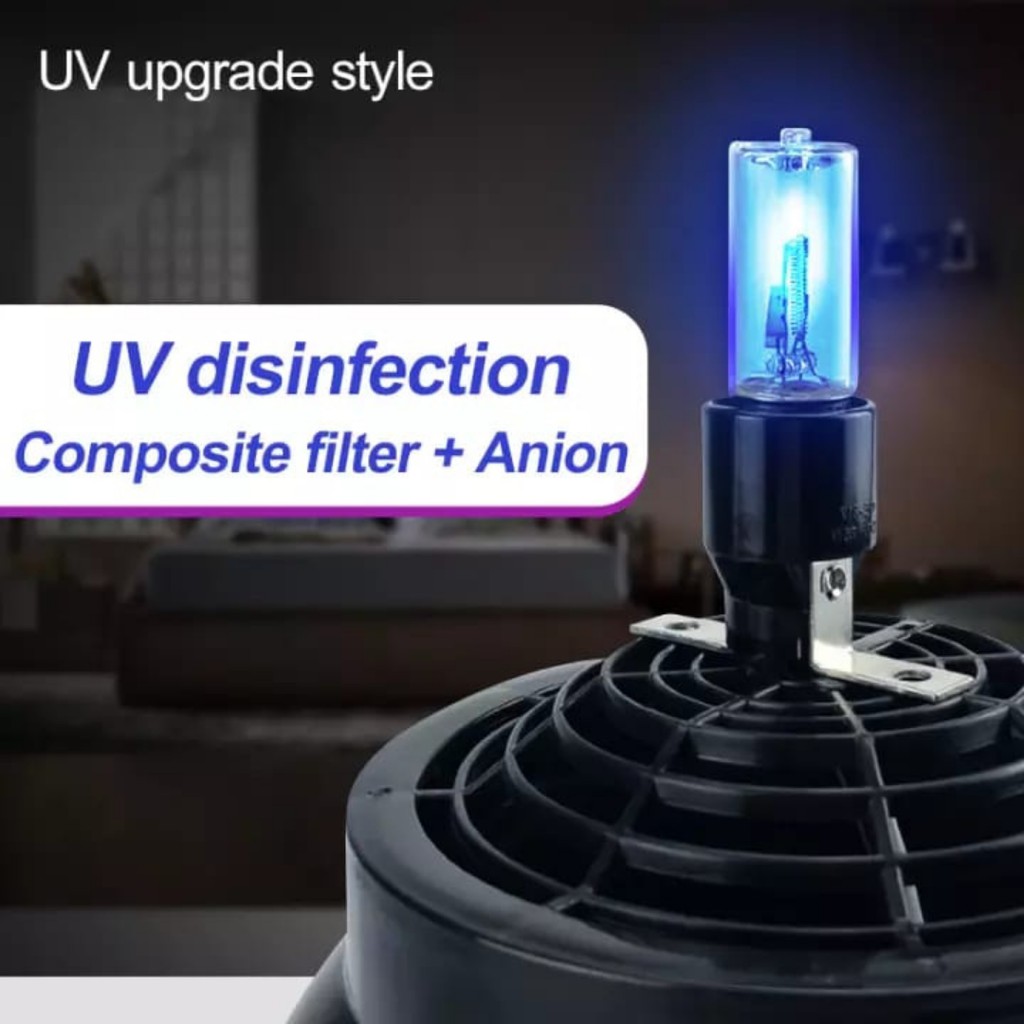 Vinero Vale Air Purifier UV Light HEPA Filter ION Negatif Disinfection